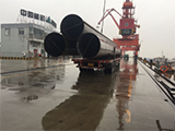 Shunli è stato premiato con 18.000 MT Tubular Pipe Pile Order in Medio Oriente